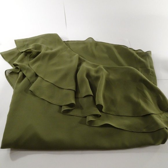 Haute Hippie Ruffle One Shoulder Drawstring Dress Size XS NWT $345.00 - Picture 6 of 8